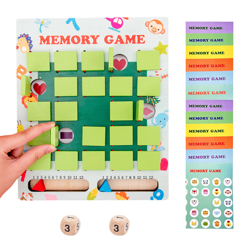 Matching Memory Game Set Travel Camping Board Game Toys for Families Friends
