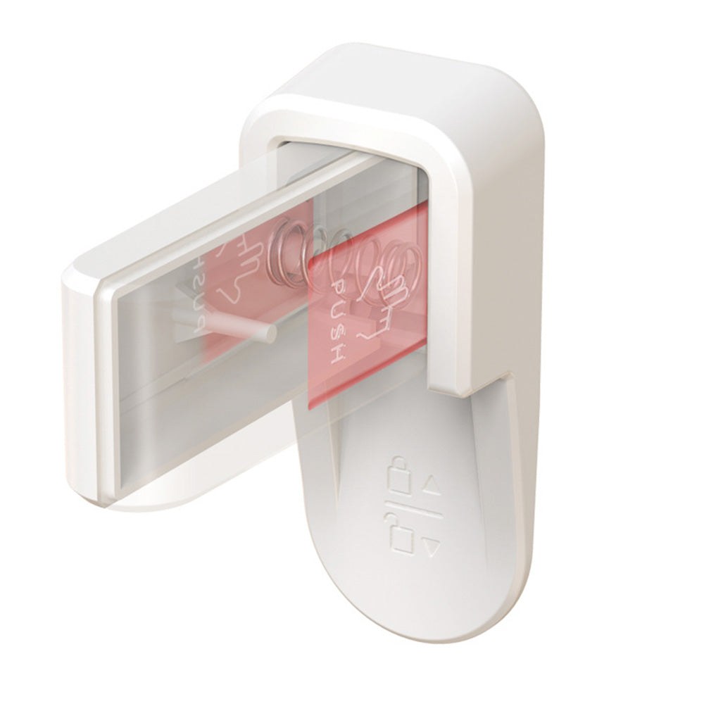 2Pcs Easy-to-Install Lever Lock Adhesive Secure Latch for Pets