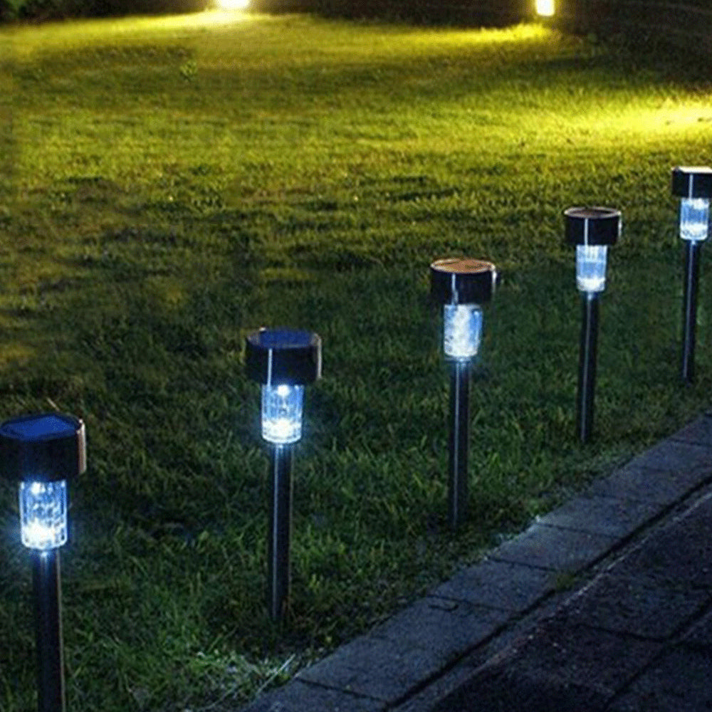 10pcs Outdoor Garden LED Lights for Lawn -White