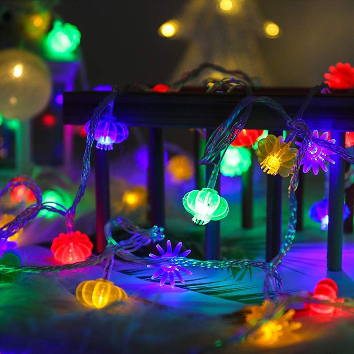 Solar Lanterns String Lights Garden Fairy String Lights -Multi Colour