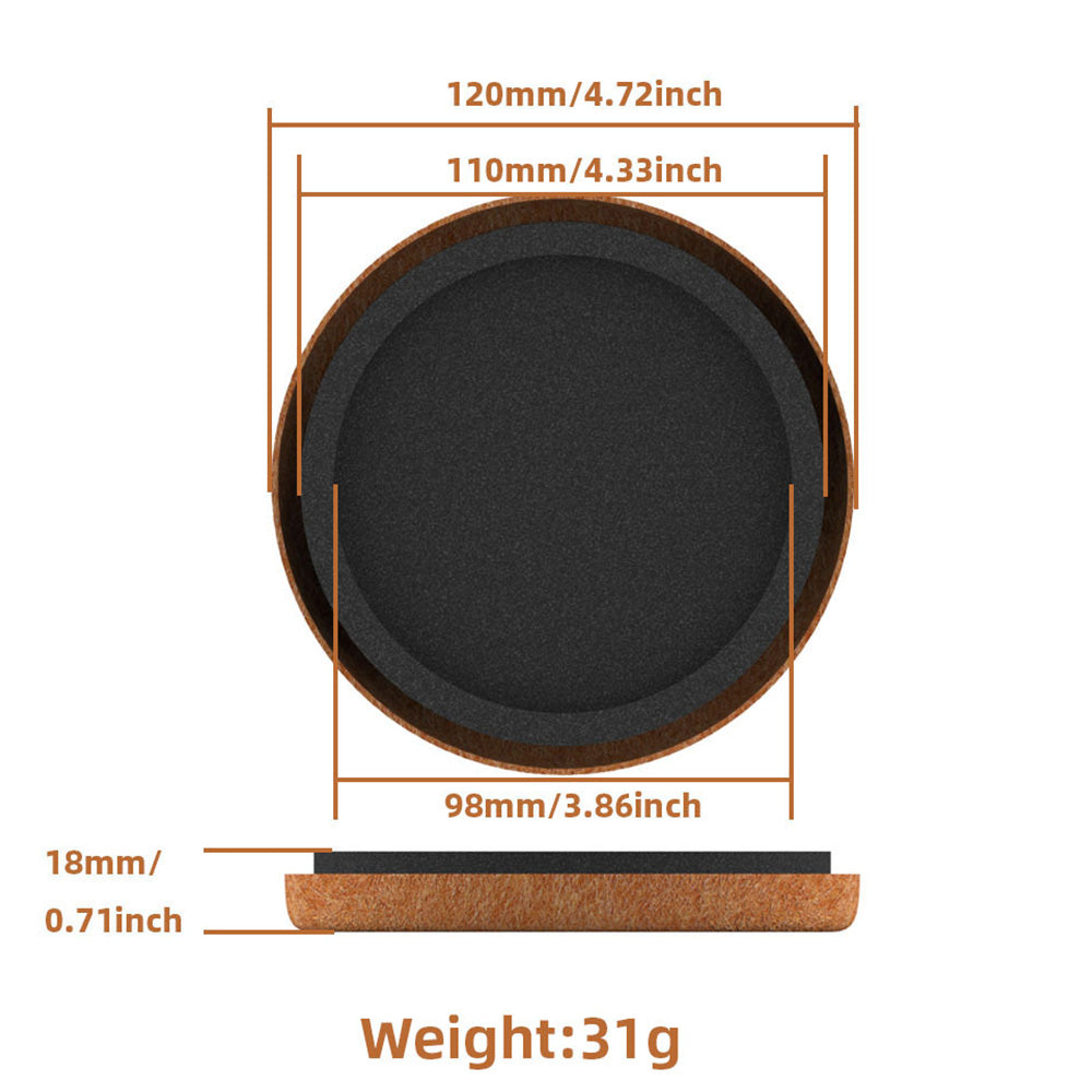8Pcs Felt Furniture Sliders for Hardwood Floors Furniture Protective Mover Pads
