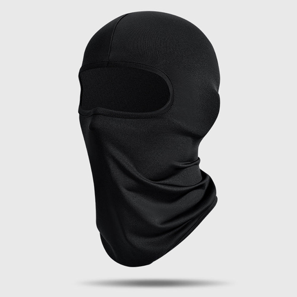 Balaclava Mask Summer Cooling Neck Gaiter Mask for Riding Black
