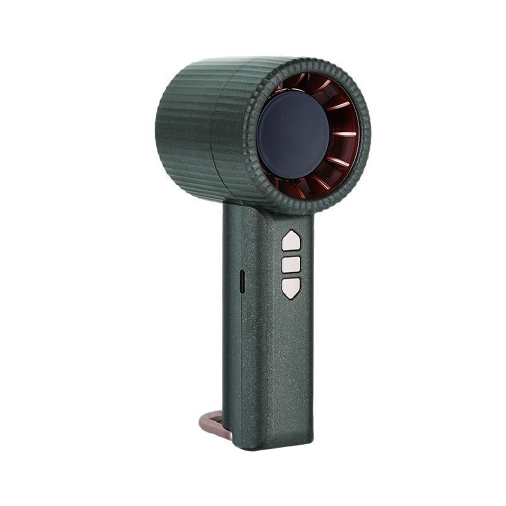 100 Speed Powerful Fan USB Handheld Fan Protable Personal Cooling Fan -Green