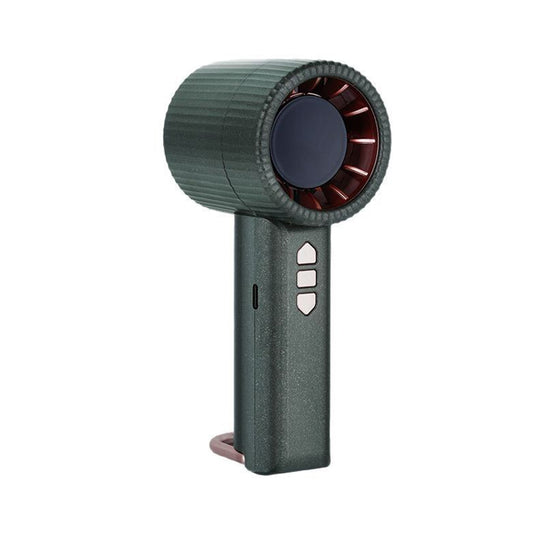 100 Speed Powerful Fan USB Handheld Fan Protable Personal Cooling Fan -Green