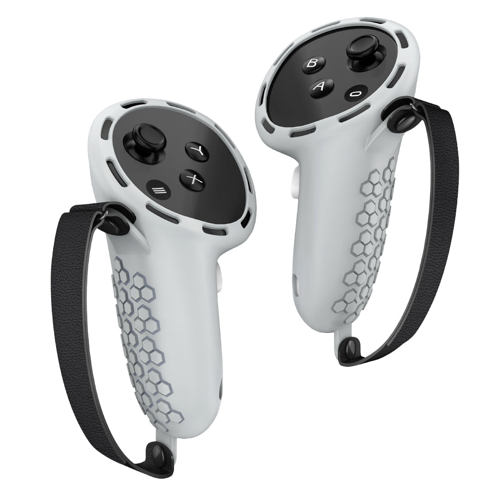 VR Touch Controllers Covers Protector Accessories Compatible with Meta Quest 3 Grey