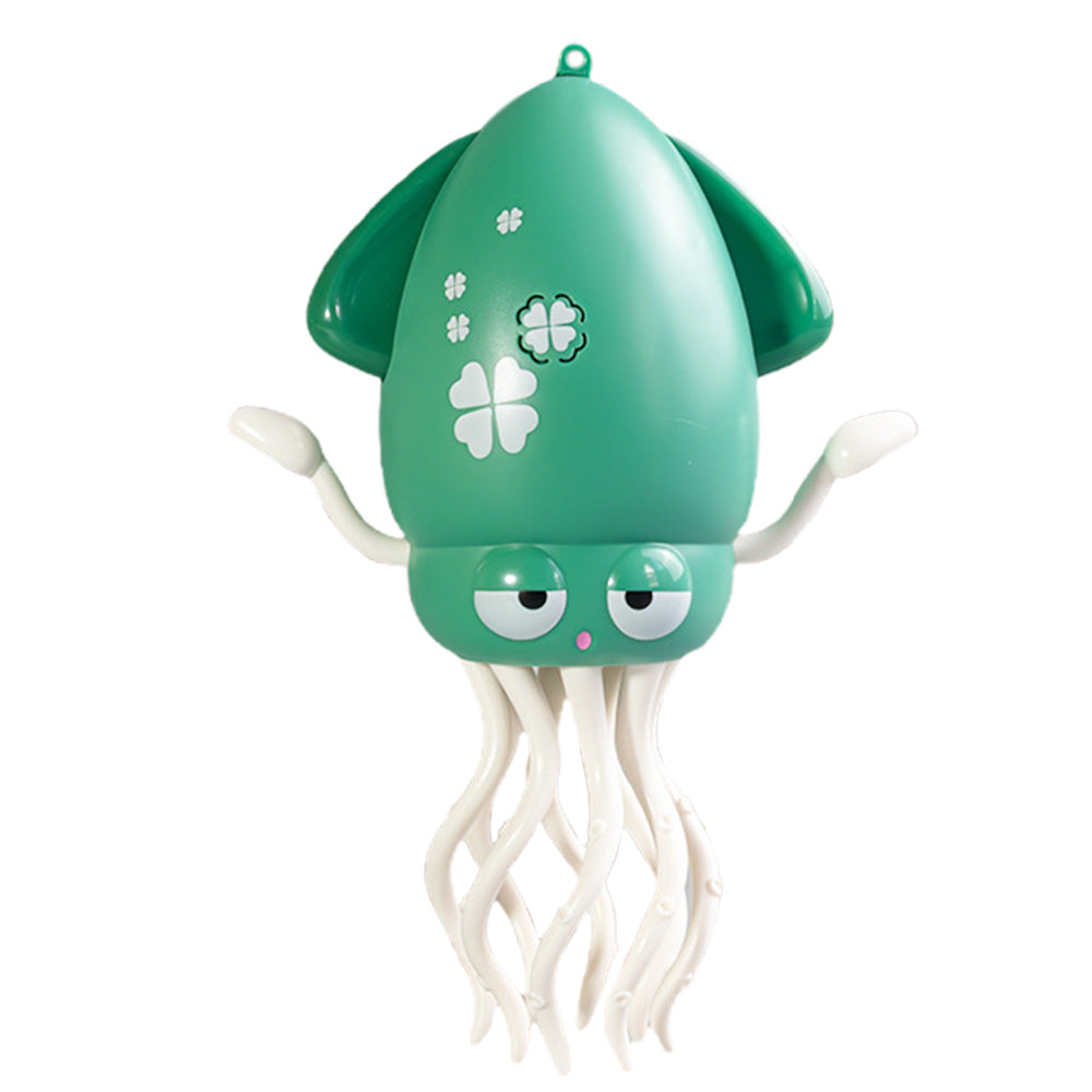 Dancing Electric Octopus Toy �Crawling Musical Squid for Tummy Time Green