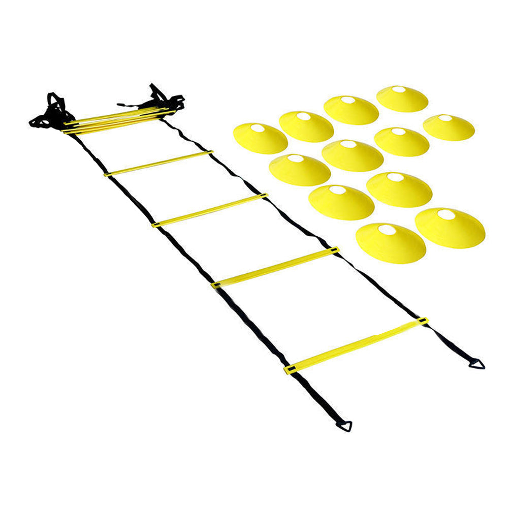 12 Rung Speed Agility Ladder Training Set Exercise Ladders for Football Soccer Footwork Training Sports