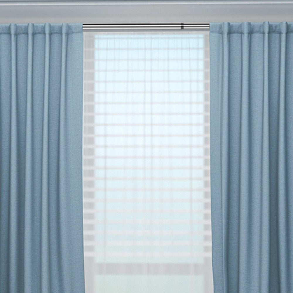 Adjustable Telescopic Curtain Rail Rod Tension Extendable Hanging Pole for Bathroom Wall Closet