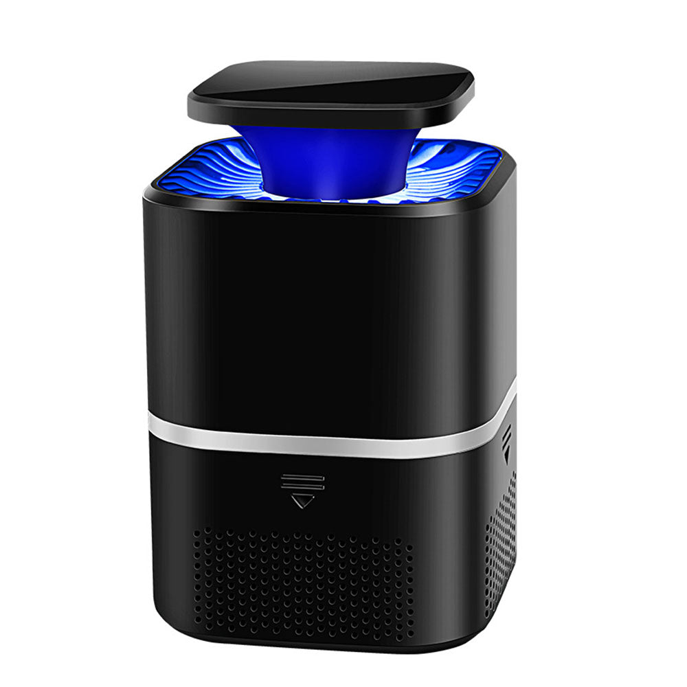 2-in-1 Electric Mosquito Killer Lamp USB Powered Fly Trap Mosquito Zapper Black