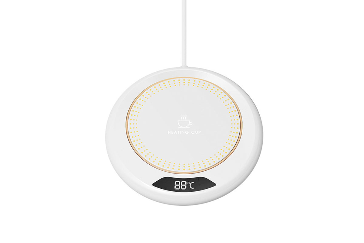 USB Electric Coffee Mug Warmer with 3 Temp Settings White
