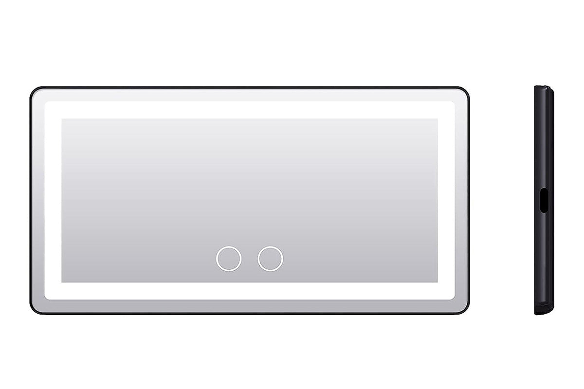 Car Sun Visor Vanity Mirror with 3 Light Mode Travel Makeup Mirror for Truck SUV