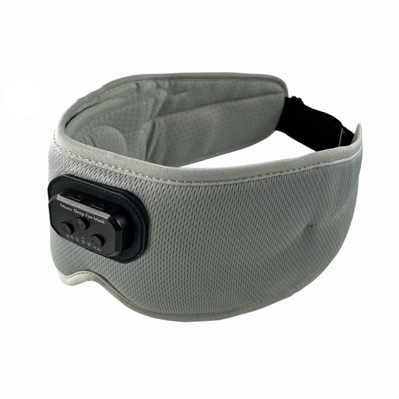 Sleep Mask Eye Mask White Noise Sleep Headphones Wireless 5.2 Bluetooth Music Sleeping Eye Mask -Gray