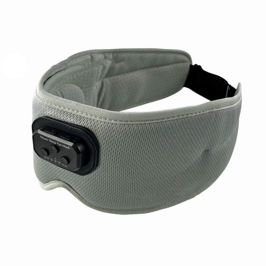 Sleep Mask Eye Mask White Noise Sleep Headphones Wireless 5.2 Bluetooth Music Sleeping Eye Mask -Gray