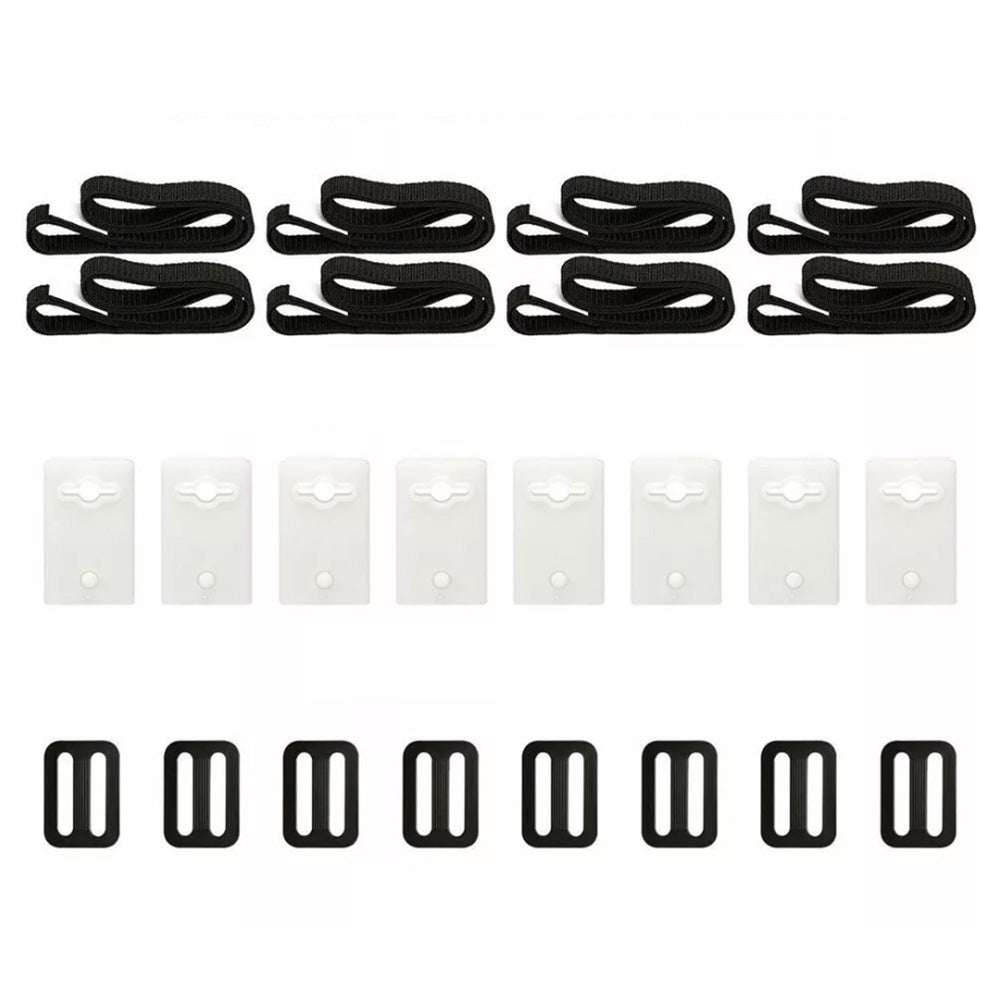8Pcs Pool Cover Straps Replacement Blanket Reel Clips Solar Cover Attachment Kit