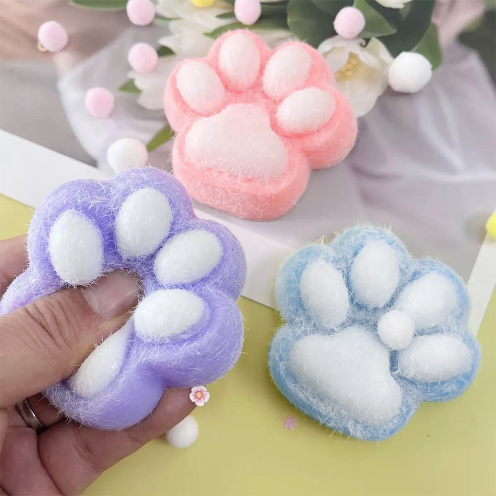 4Pcs Cat Paw Squishy Stress Relief Fidget Toys ¨C For Kids and Adults