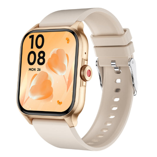 Bluetooth Smart Watch 1.85in HD Fitness Watch with 100+ Sports Modes Heart Rate Sleep Monitor for iOS Android Gold