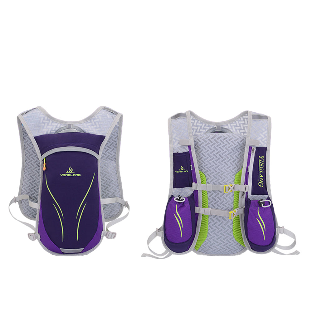 10L Multifunctional Hydration Backpack Outdoor Sport Travel Bag Purple