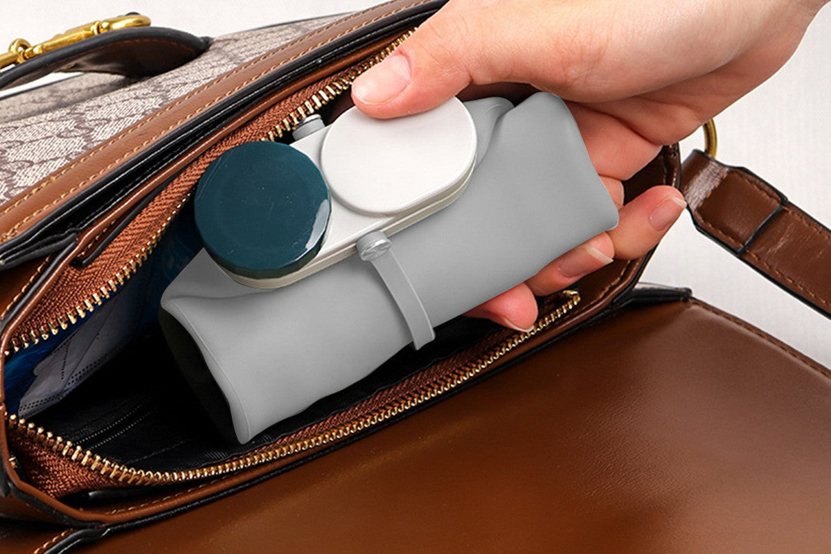600ml Collapsible Water Bottle Outdoor Folding Silicone Cup Travel Sport Portable Sports Travel Water Bottles-Grey