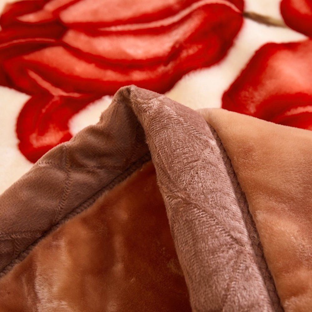 Soft Queen Size Blanket Double-Sided Winter Warm Quilt Throw Blanket Style 4