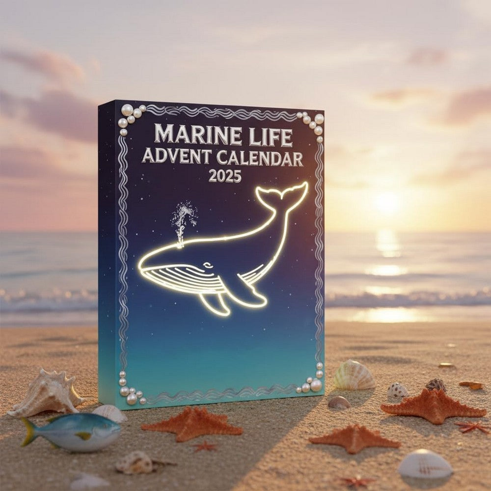 Marine Life Christmas Advent Calendar with 24 Daily Surprises Countdown Calendar