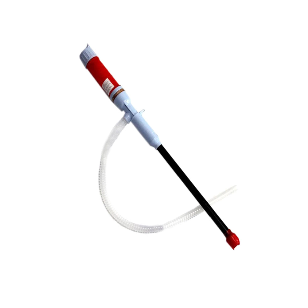 Fuel Transfer Pump Siphon Electric Pump Pipe Water Petrol Liquid Transfer-Red