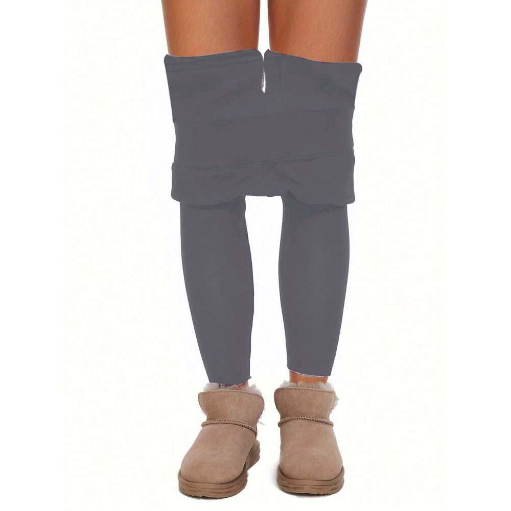 3Pcs Women's Fleece Lined Leggings Tummy Control Thermal Warm Stretchy Soft 2XL
