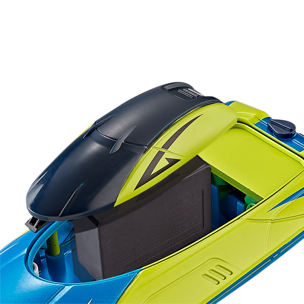 2.4GHz RC Speed Boat Toy �Remote Control Racing Yacht for Pools & Lakes Blue