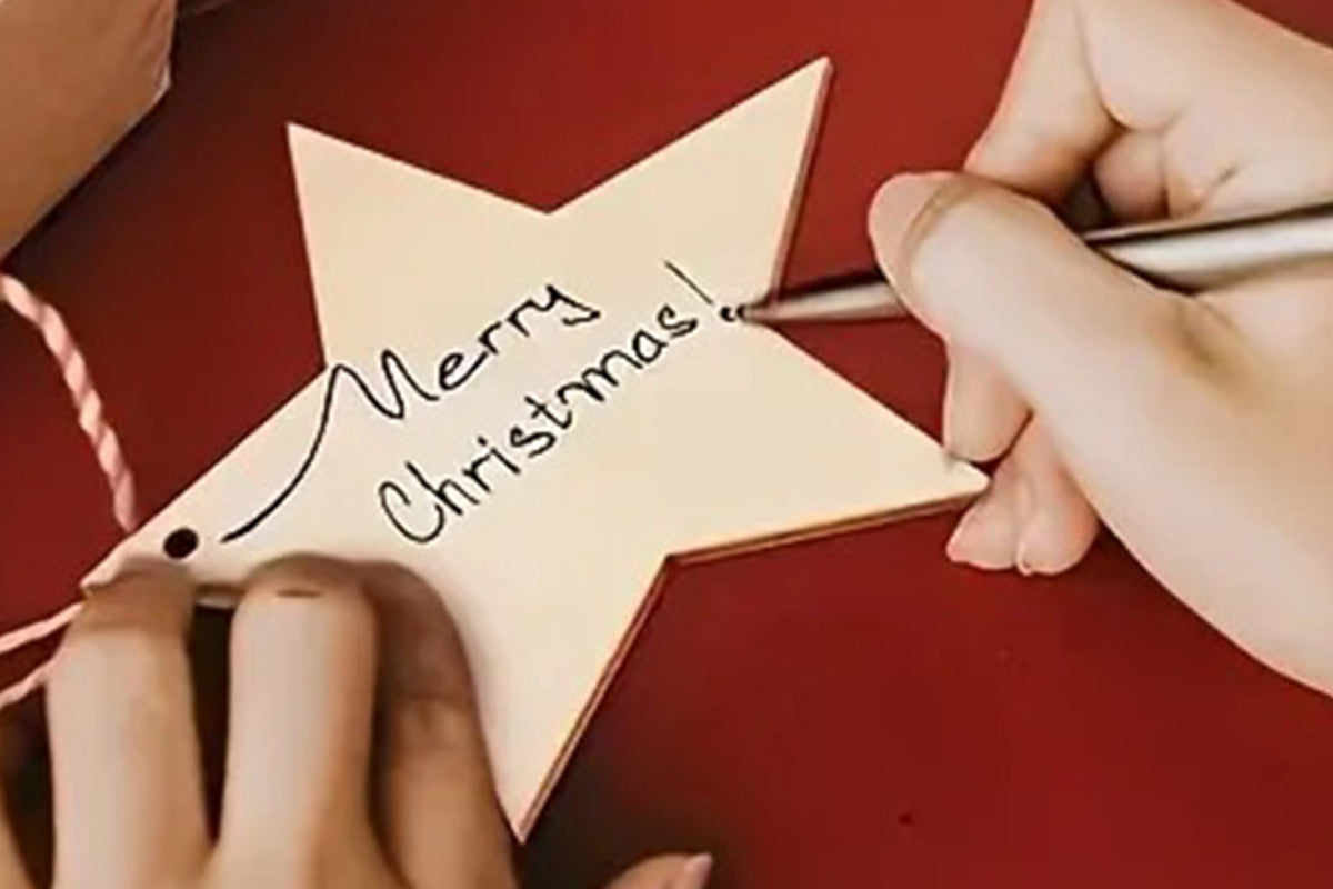 100Pcs Wooden Christmas Tree Decorations Assorted Blank Shapes for Painting