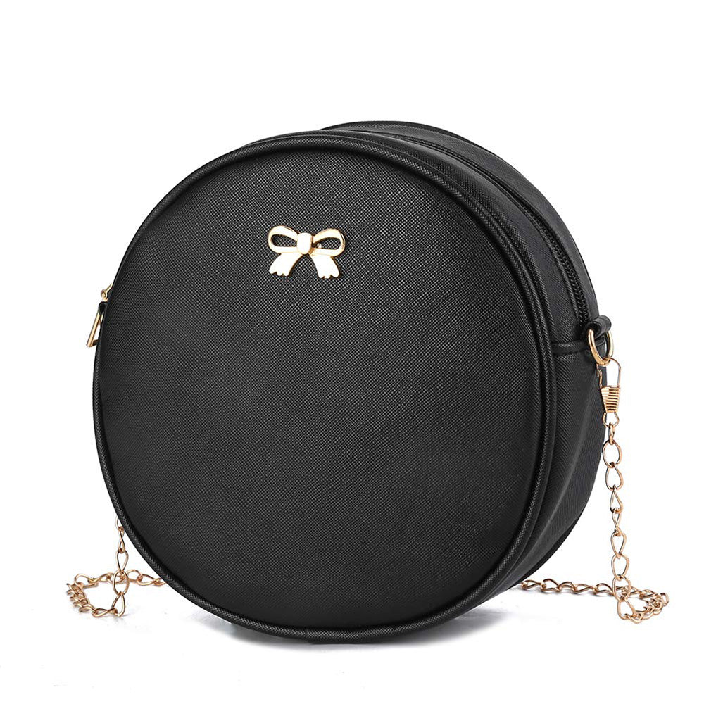 3 Pcs Set PU Bags Backpack Purse Sling Bag for Women Black
