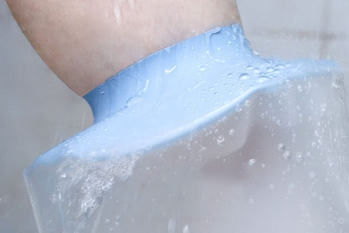 Adult Waterproof Shower Arm Cast Cover Reusable Elastic Bandage Protector for Wound Care