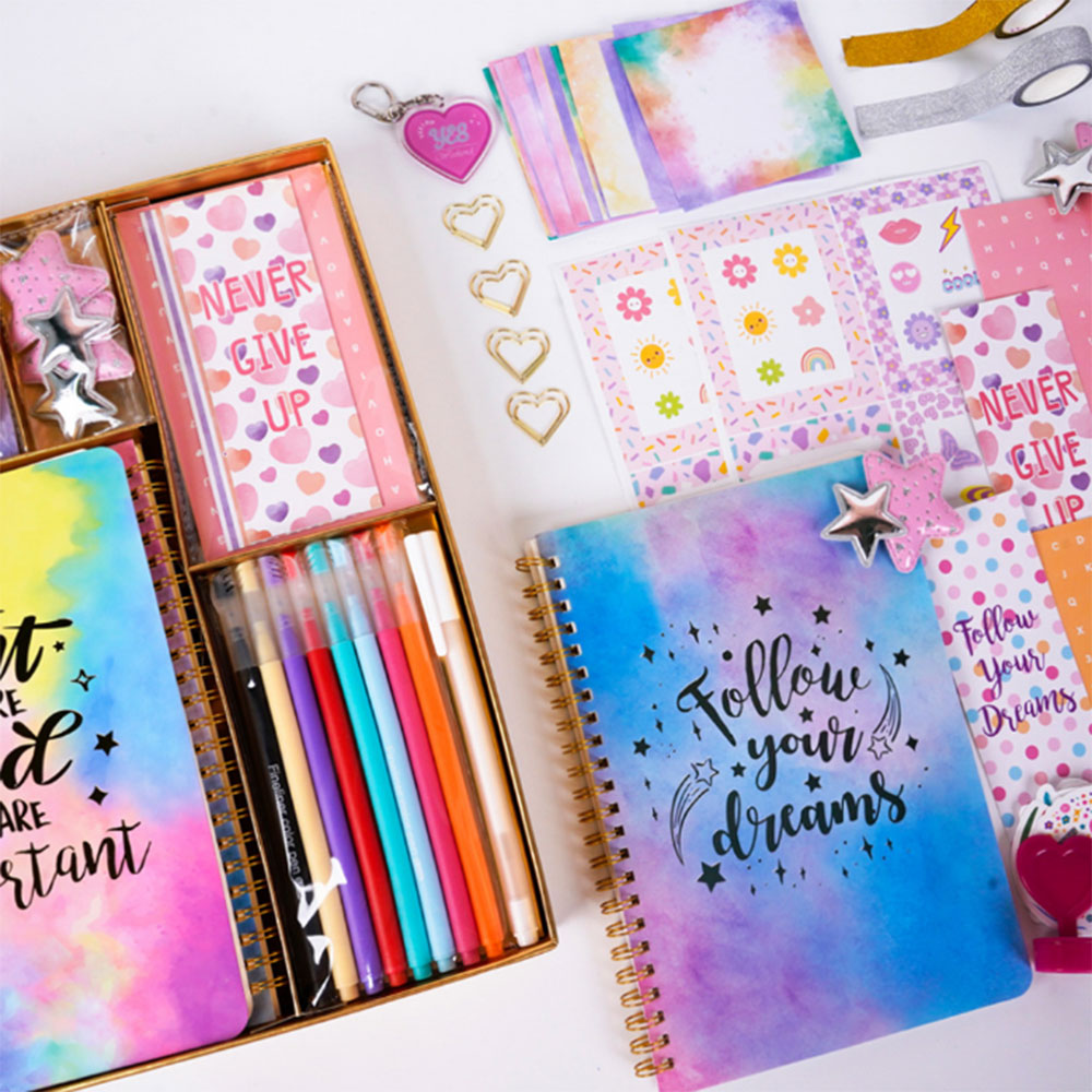 DIY Journal Kit for Girls Scrapbook Diary Supplies Art Crafts Set