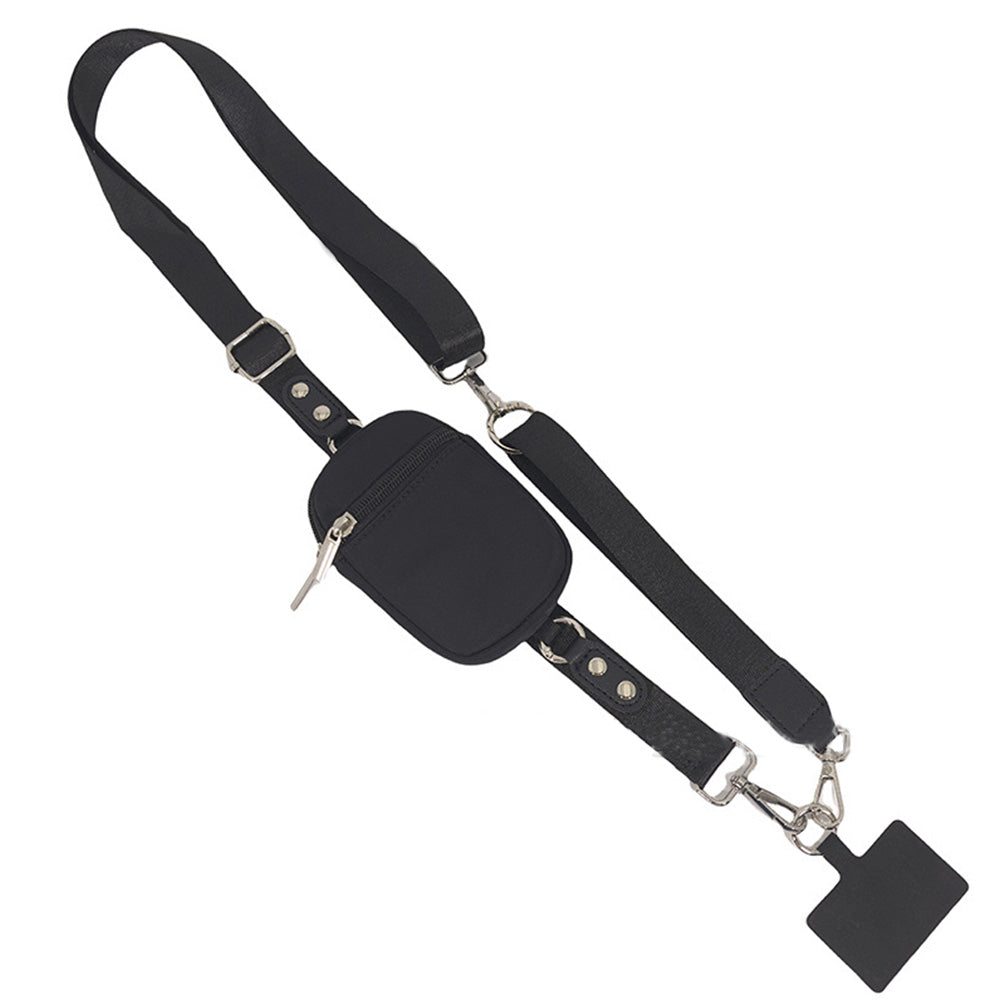 Multifunctional Clip and Go Strap with Wallet Pouch for Phone Crossbody Adjustable Strap