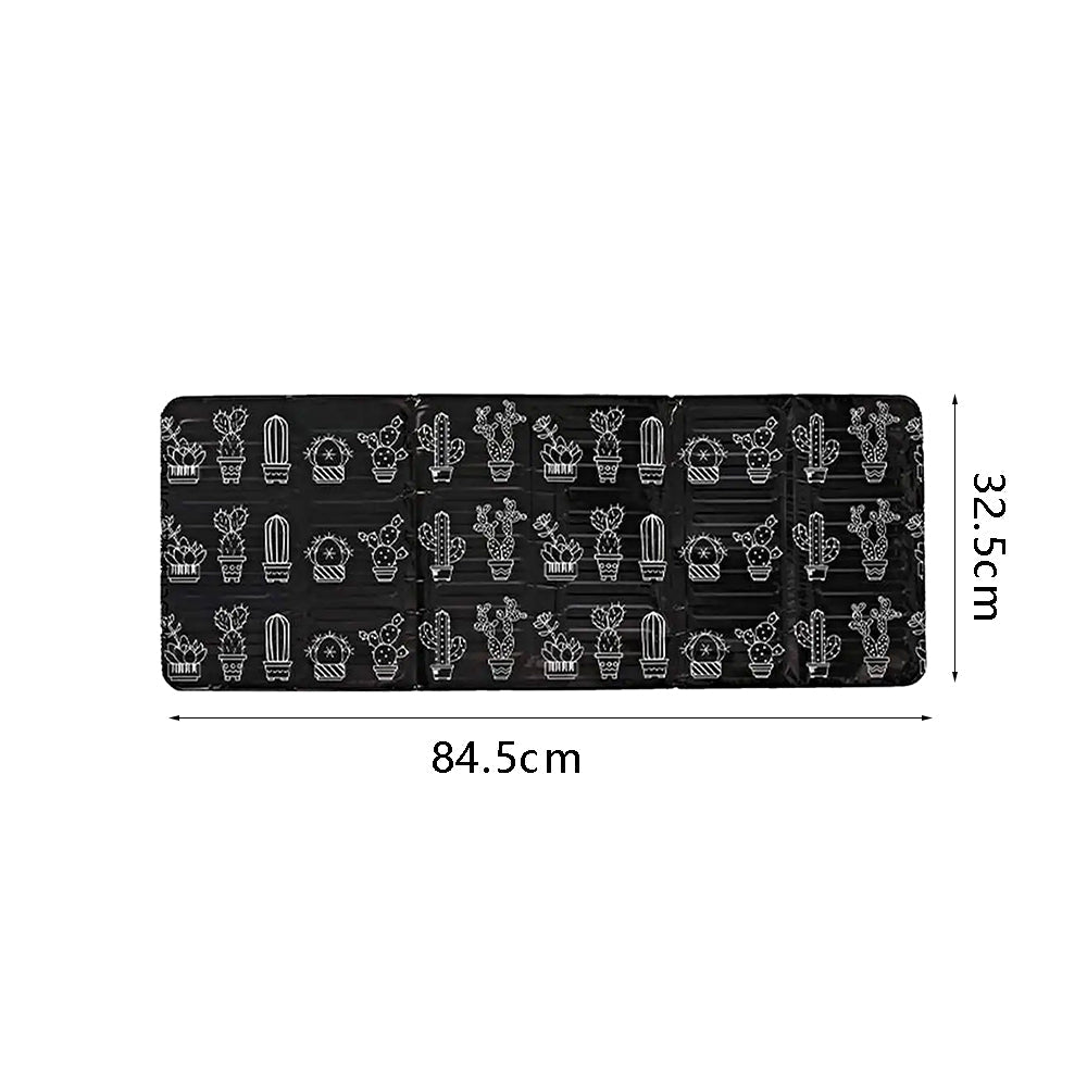 Set of 2Pcs Foldable Oil Splatter Screens Aluminium Foil Gas Stove Splash Proof Baffle Home Kitchen Cooking Gadgets Black