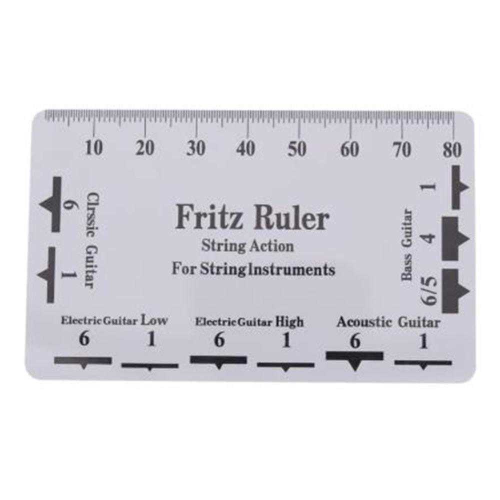 15Pcs Guitar Luthier Measuring Tool Set String Action Ruler Understring Radius Gauge Guitar Radian Ruler Kit