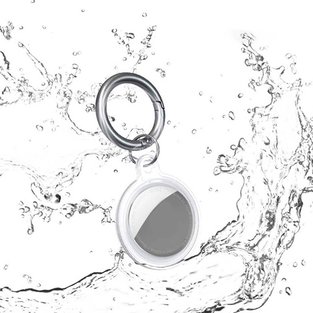 Set of 6Pcs Air Tag Sleeves Cover Location Tracker Anti-lost Keychain Ring Protective Cases