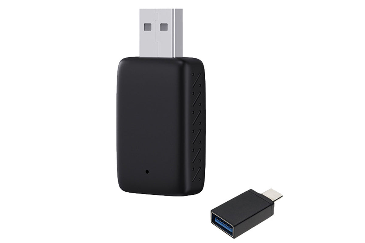 2-in-1 Wireless CarPlay and Android Auto Adapter Plug and Play for iPhone Android