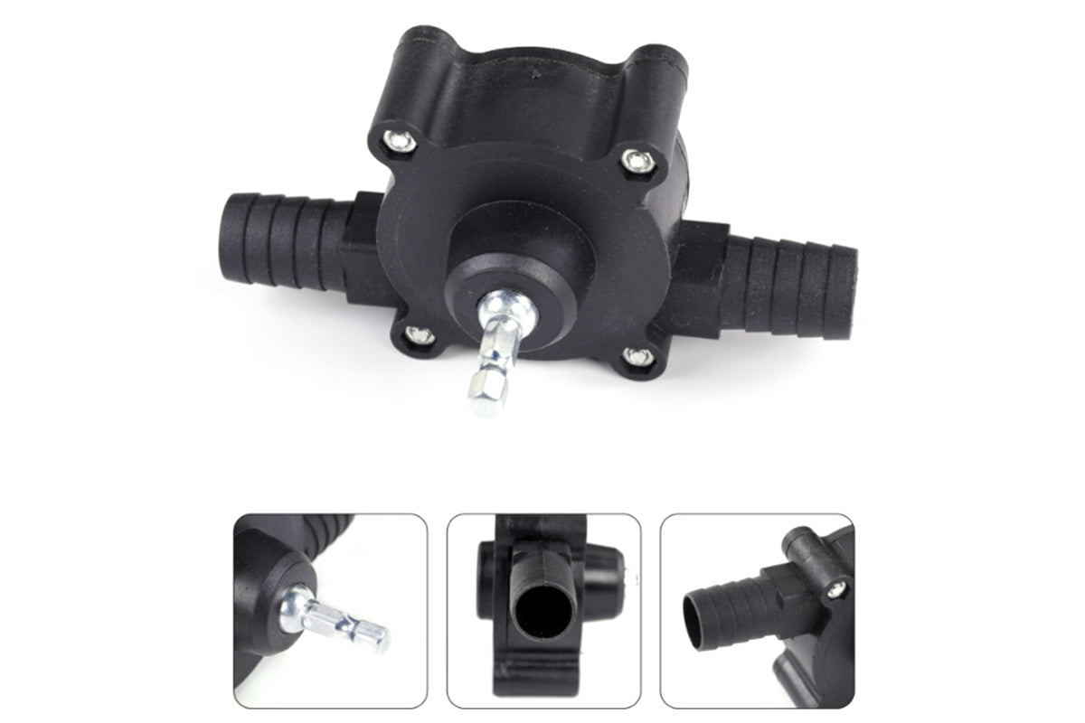 Hand Electric Drill Drive Self Priming Pump Water Oil Transfer Small Pumps for Home