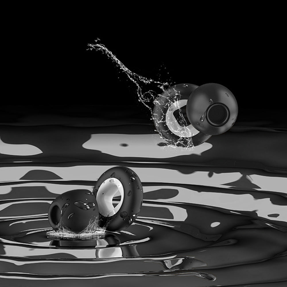 Pair of Reusable Soft Silicone Ear Plugs  Noise Cancelling Sleep Travel Earplugs Black