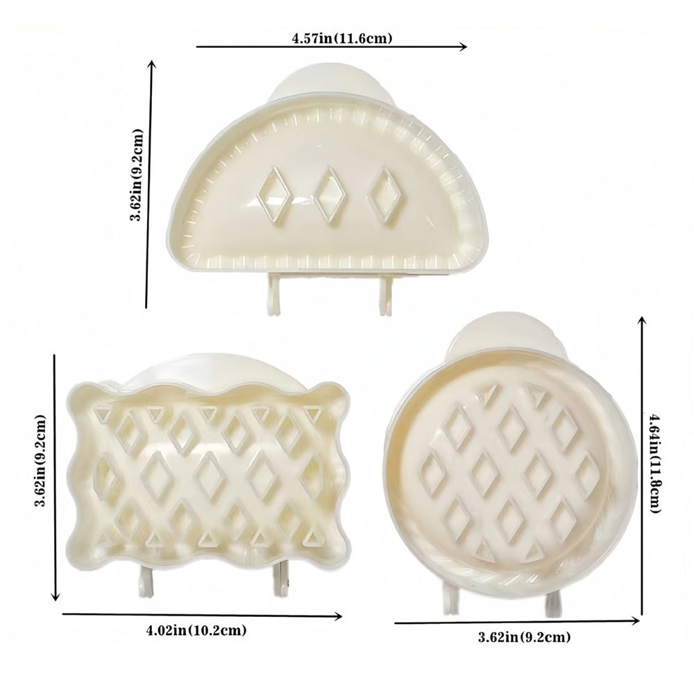 3PCS Mini Pie Molds Dough Press Set for Handmade Cookies & Pies