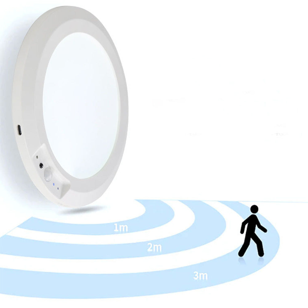 Wireless Motion Sensor Ceiling Light Rechargeable Night Light for Closet Stairs Hallway