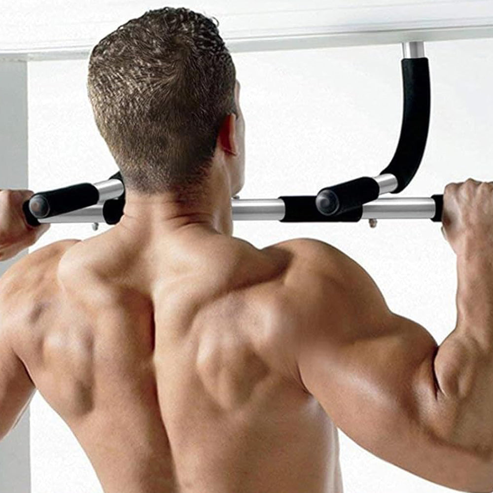 Pull-Up Bar Adjustable Upper Body Workout Bar for Doorway Fitness Exercise