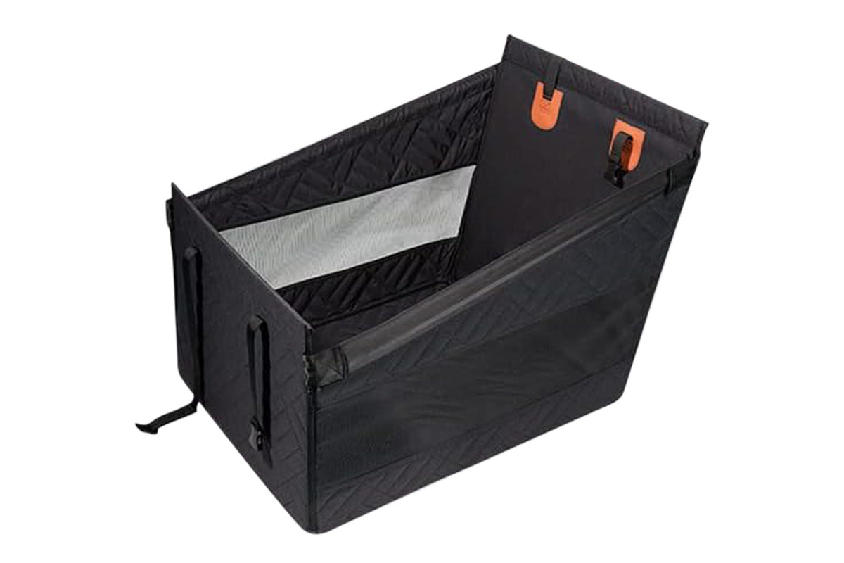 Large Dog auto seat With Hard Bottom Back Seat Extender For Dogs -Black