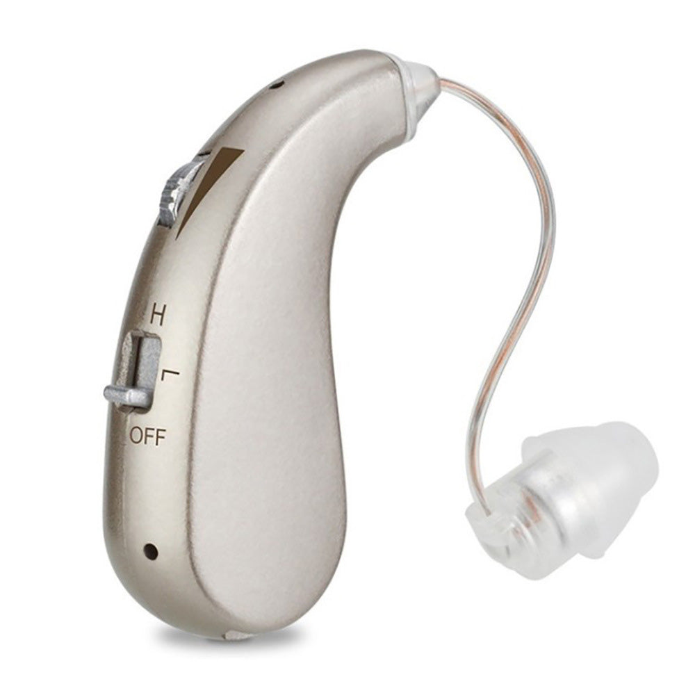 1X Hearing Aid for Seniors Rechargeable Hearing Amplifier for Hearing Loss Silver