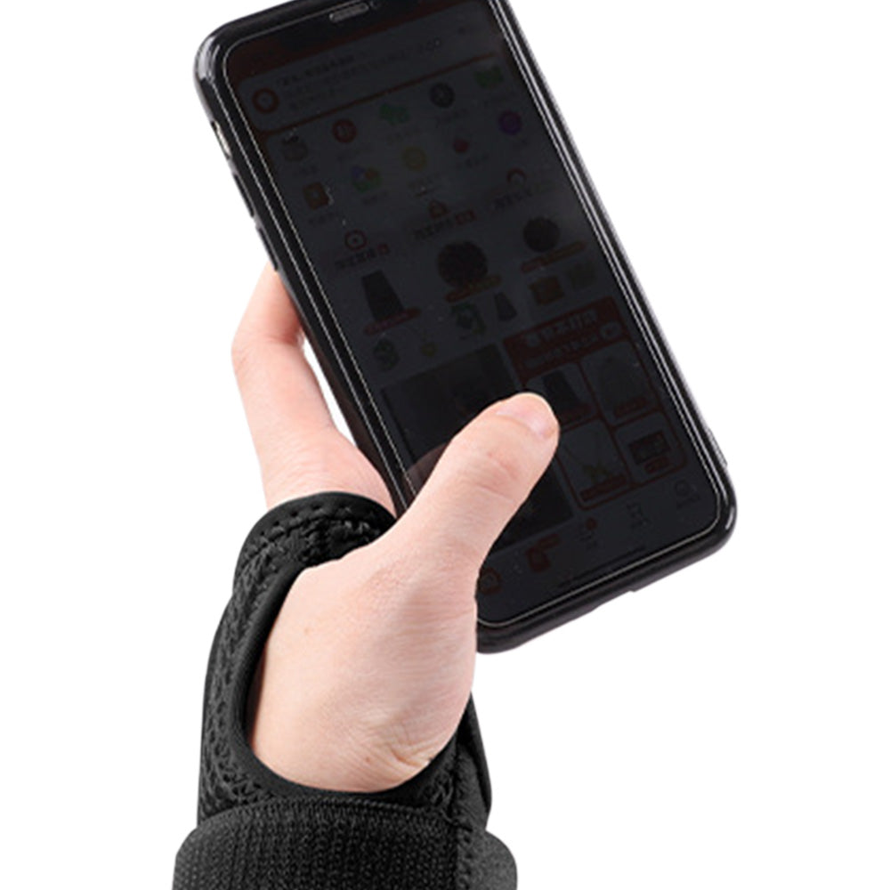 Pair of Adjustable Tunnel Wrist Brace Night Support Hand Brace with Splints Black