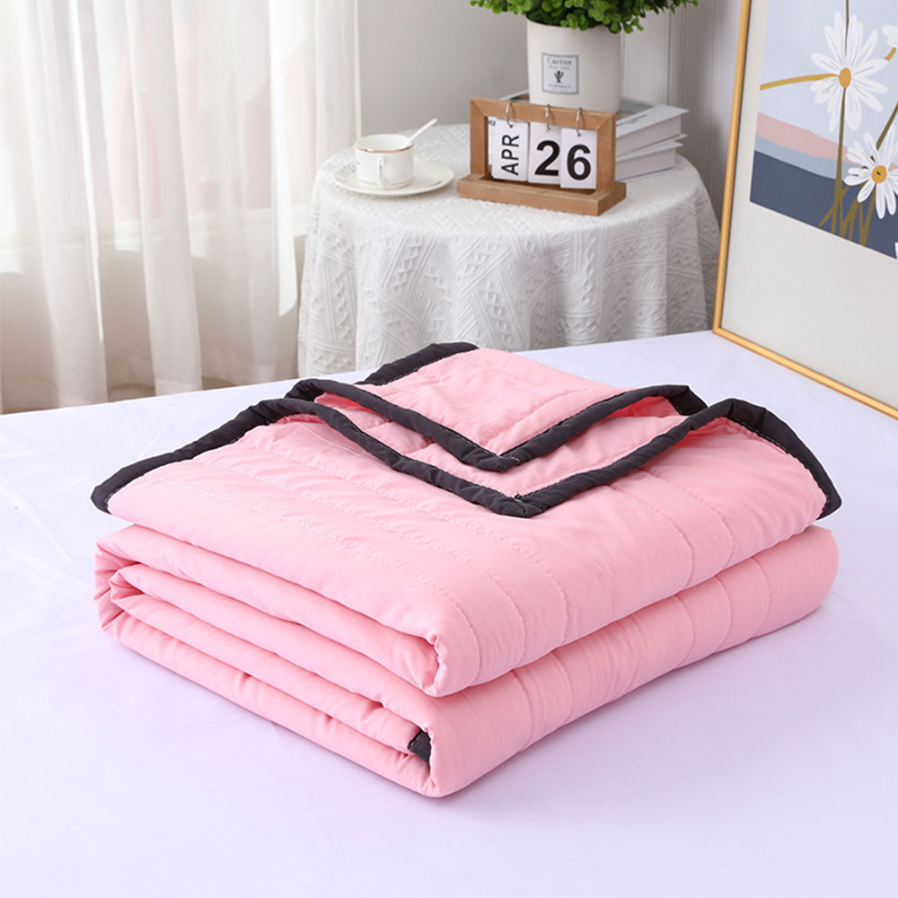 200 x 150cm Summer Blanket Washable Air-Conditioning Quilt Pink