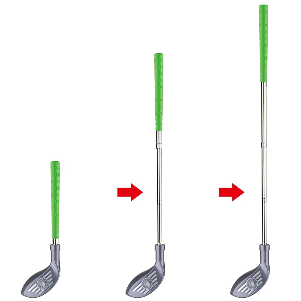 Kids Golf Toy Set Retractable Golf Clubs with Scorecard and Storage Bag Outdoor Yard Games
