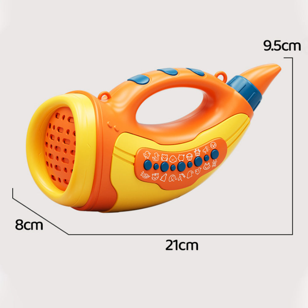 2 Modes Animal Hoot Caller with 12 Sound Effects Outdoor Nature Exploration Toy for Kids Orange