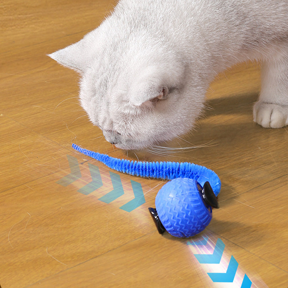 2Pcs Automatic Cat Rolling Ball Interactive Pet Toy with Multiple Motion Modes for Pet Cats Dogs