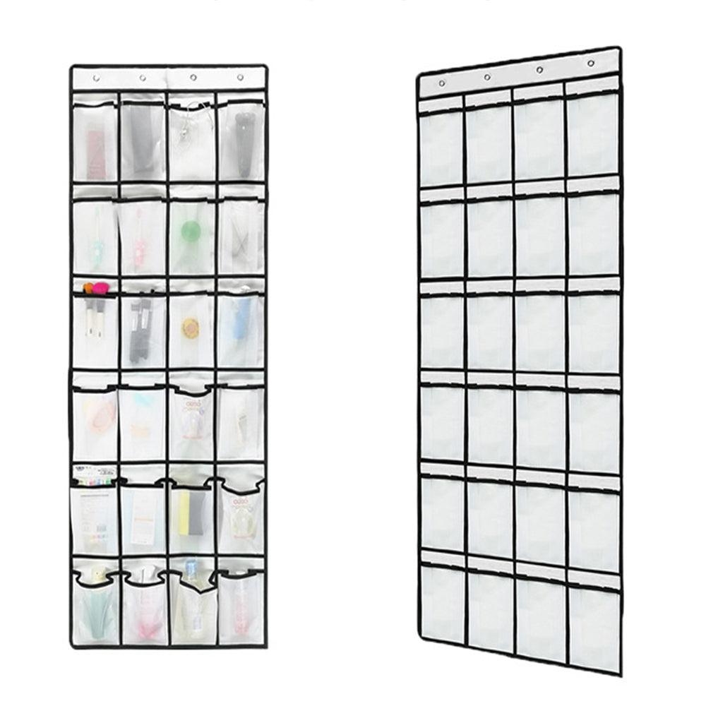 24 Grid Hanging Shoe Organizer Over The Door Organizer Shoe Rack Door Hanging Storage