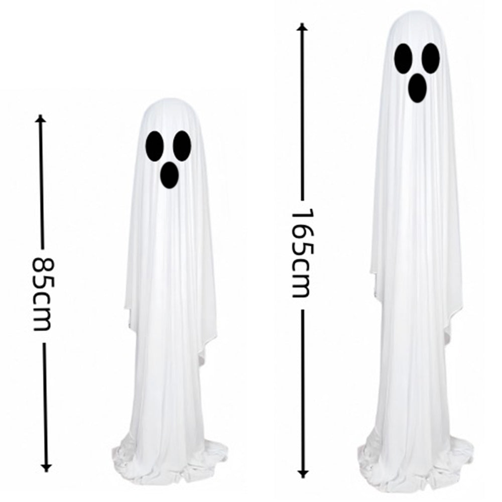 Light Up White Ghost Decoration Standing Ghosts for Halloween Outdoor Yard Patio Lawn Garden